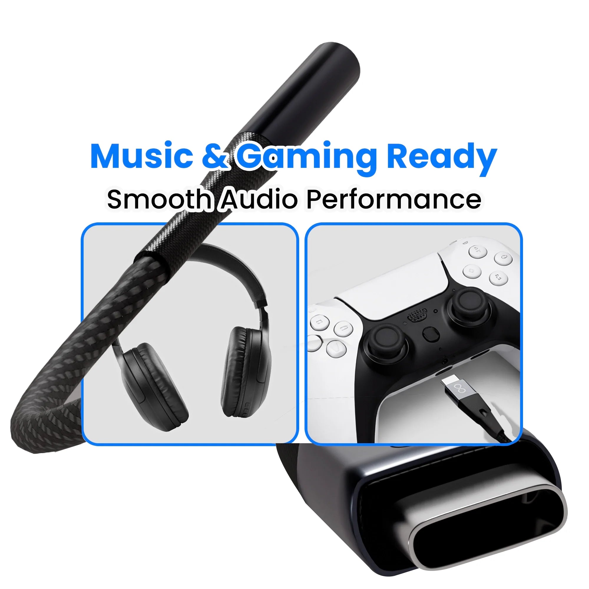 USB-C to 3.5mm Headphone Jack Adapter with inbuilt DAC ic