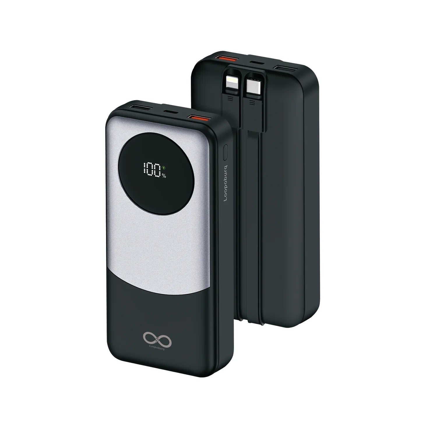 20000mah 22.5W Fast Charging Powerbank With Type-C & Lightning Cables with 3Ports