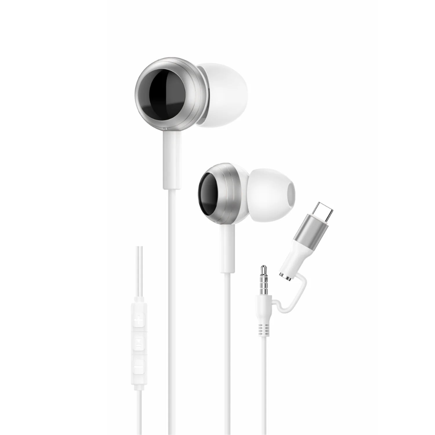 DuoBeats 2in1 Earphones With Type-C & 3.5mm Compatibility