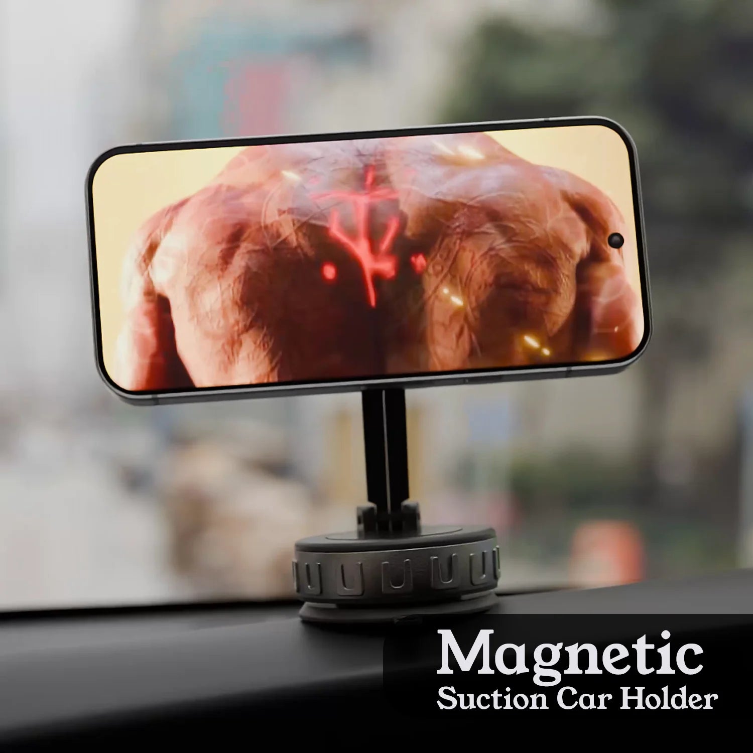 Vacuum Suction holder for Mobile with nano gel technology