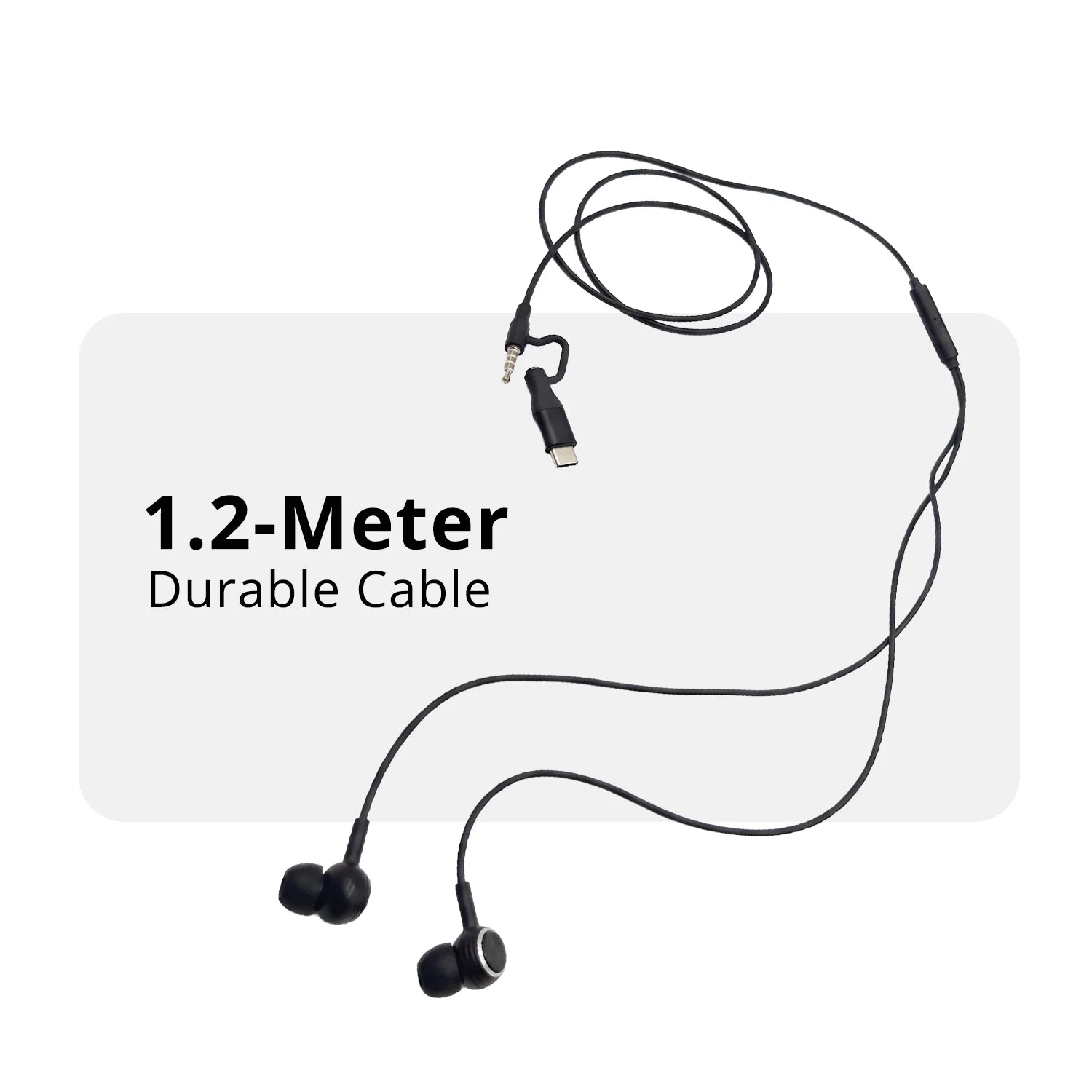 DuoBeats 2in1 Earphones With Type-C & 3.5mm Compatibility