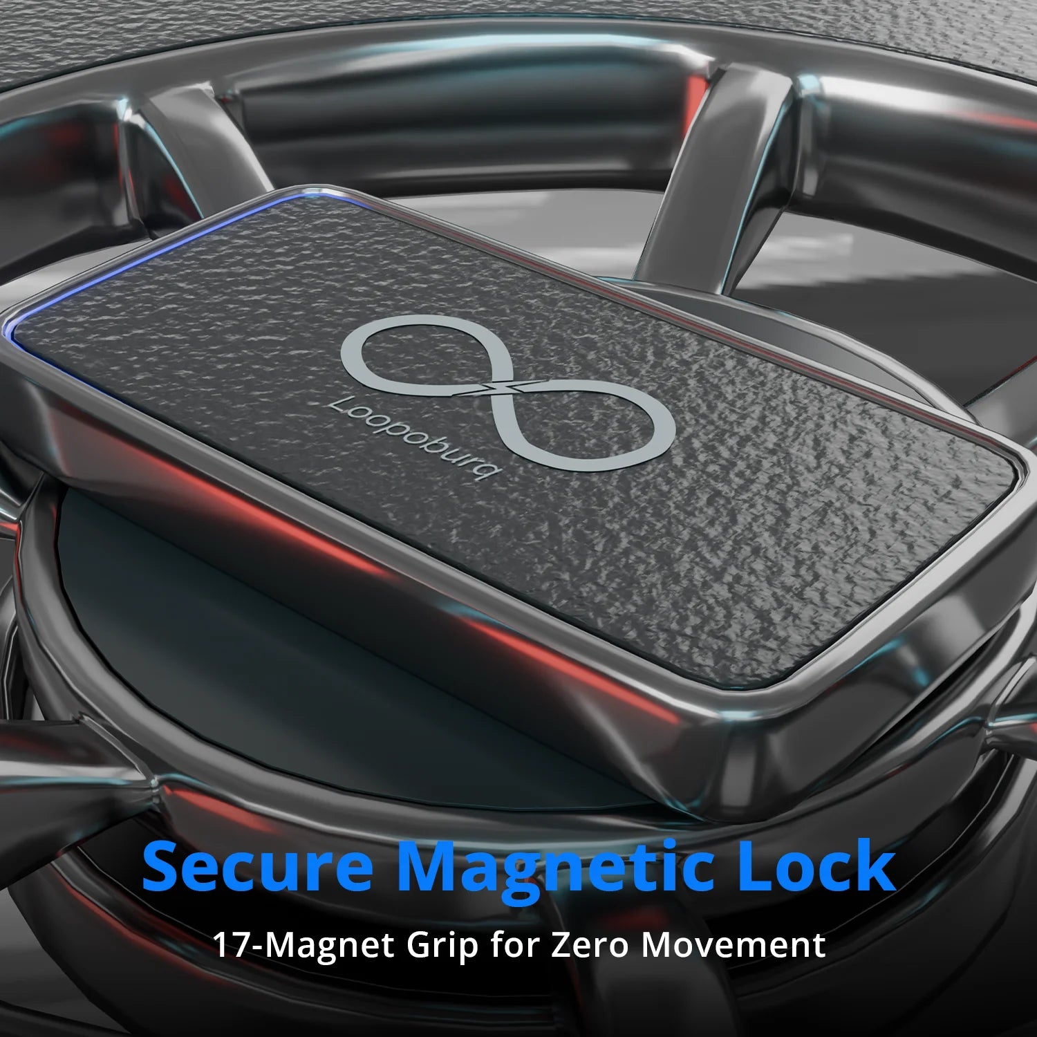 2-in-1 Magsafe car mobile holder with dashboard & ac mounts