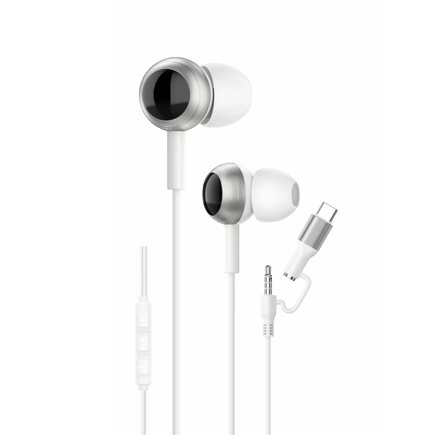 Ultimate Audio & Power Combo: DuoBeats 2-in-1 Earphones + 60W 2-in-1 Connector