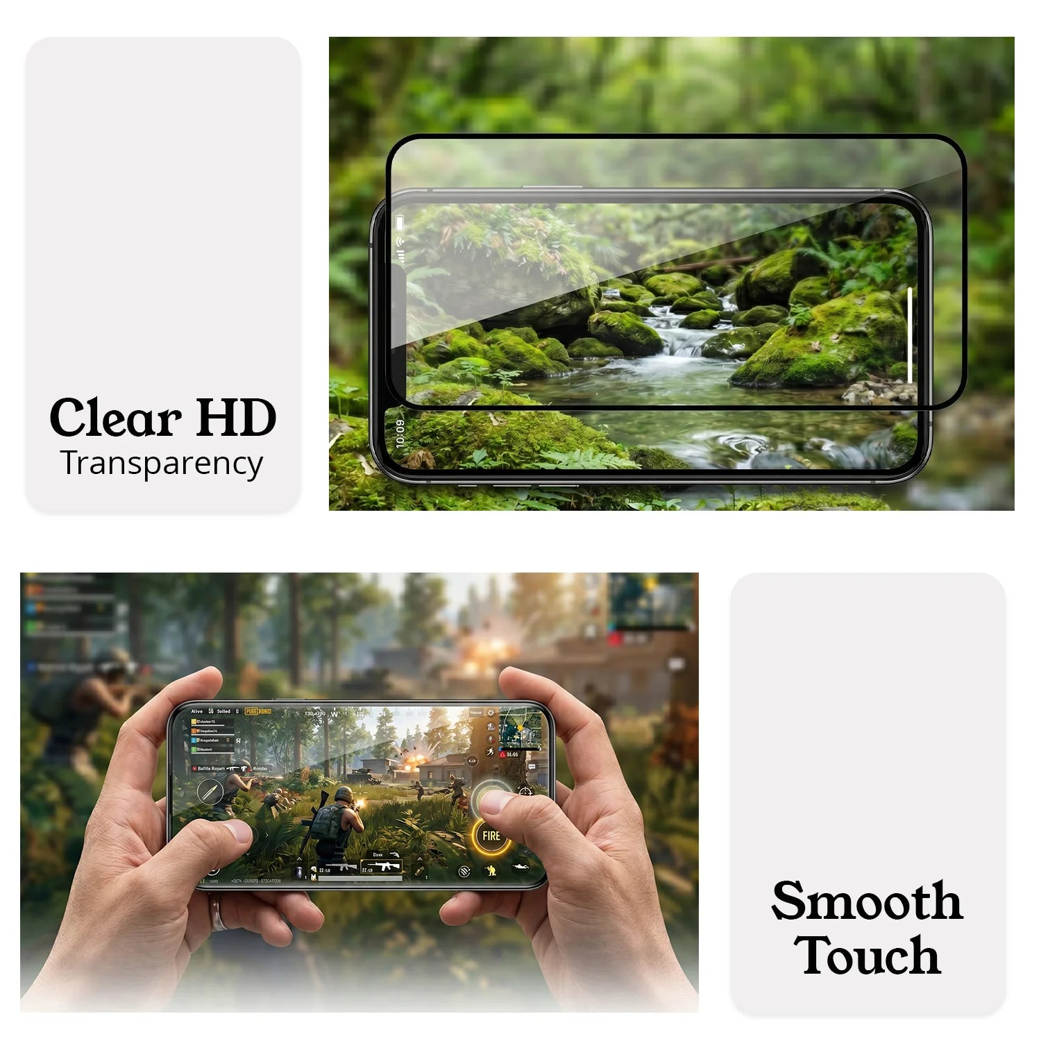 Magic Box Tempered Glass for Samsung with nanbo high aluminium technology