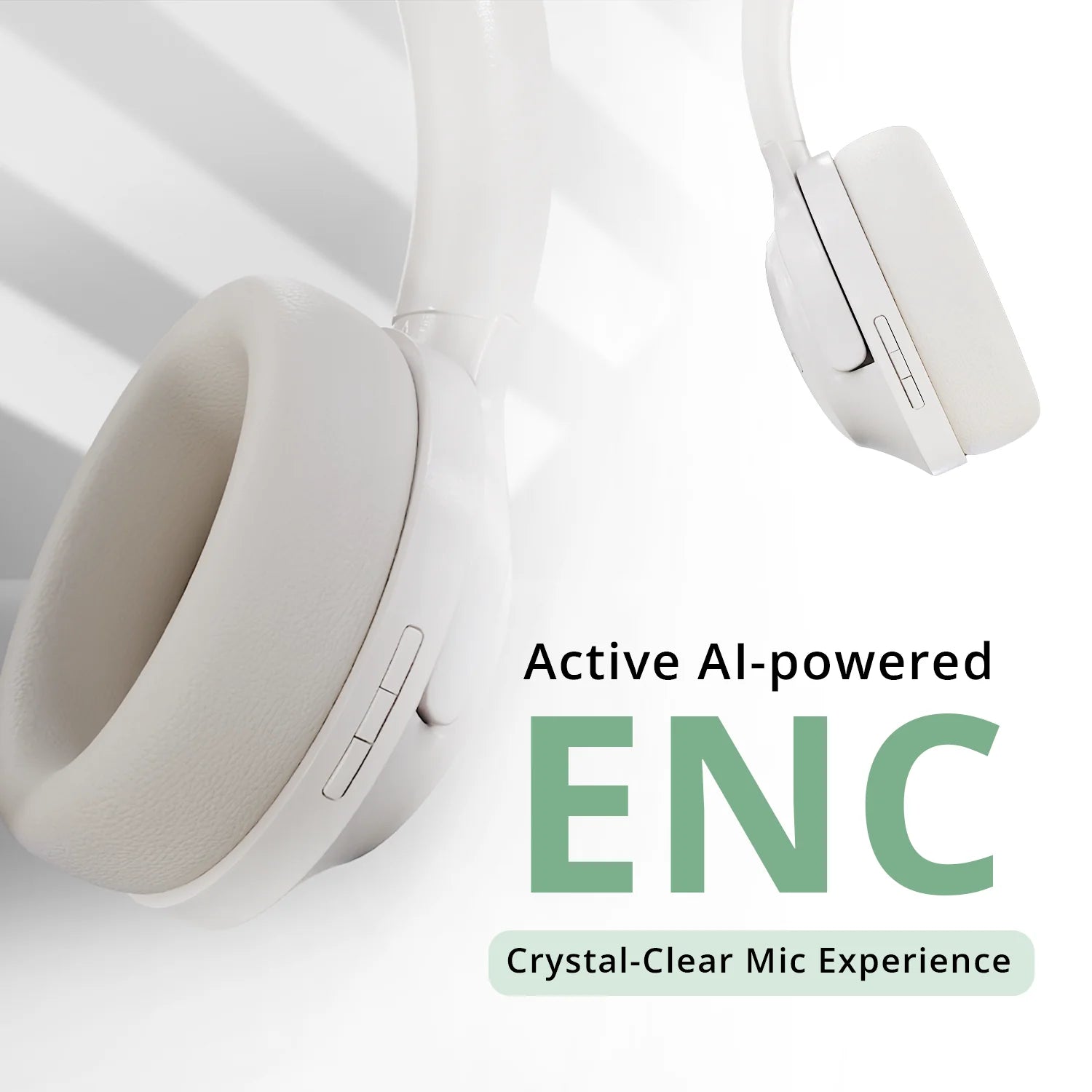 Hybrid 1 Wireless Headphones With 2160 Hours Playtime & ENC